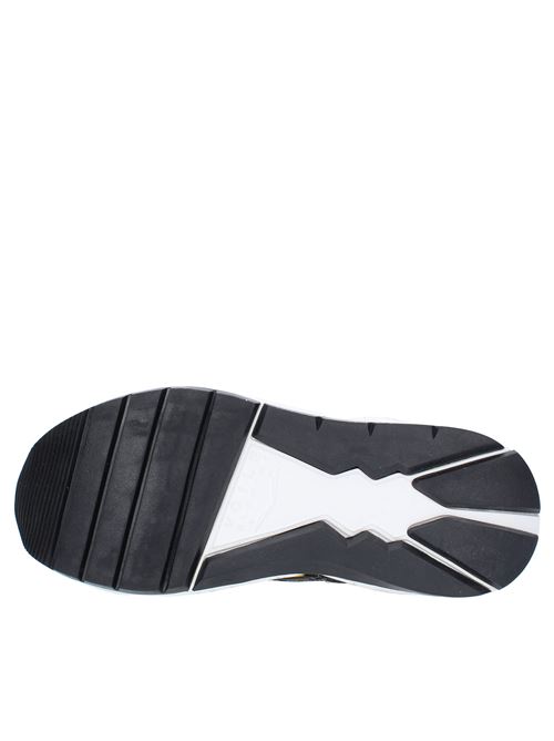 Sneakers in camoscio pelle e tessuto VOILE BLANCHE | CLUB18MULTICOLORE GRIGIO